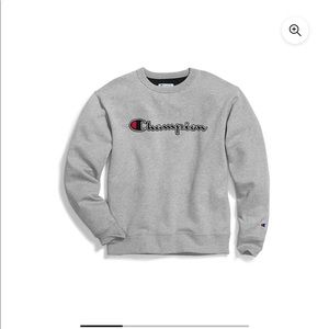 Champion Powerblend Mens Fleece Crew Neck Sweatshirt